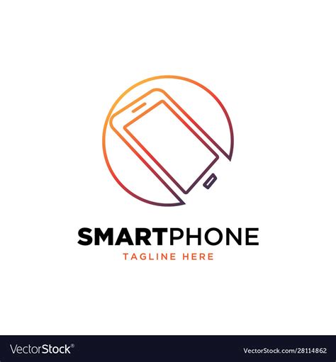 Smartphone Logo Royalty Free Vector Image Vectorstock