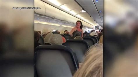 woman s profanity laced meltdown on flight leaves passengers stunned in tears