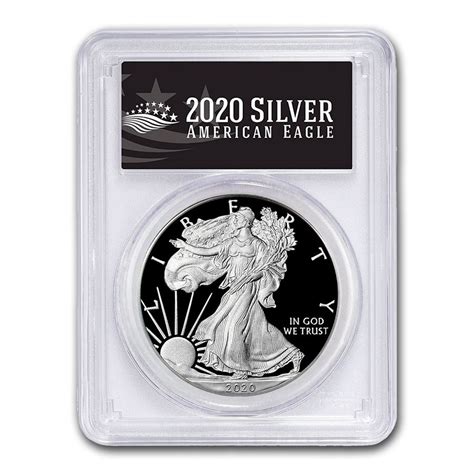 Buy 2020 S Proof American Silver Eagle Pr 70 Pcgs Fs Black Label Apmex