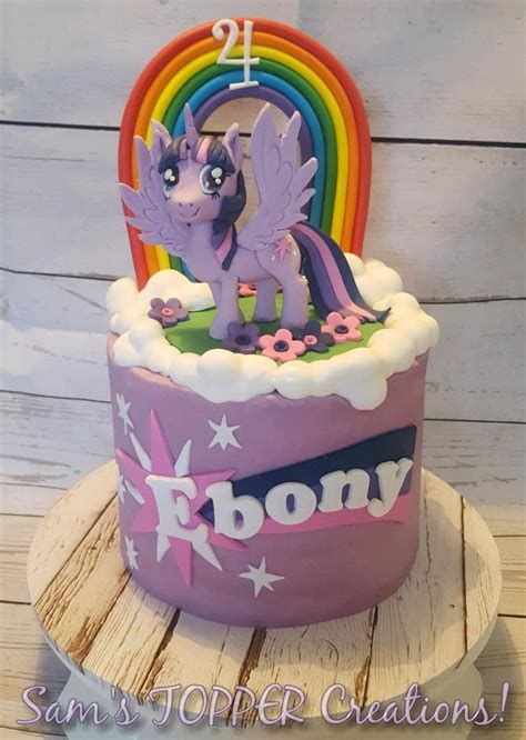 Twilight Sparkle Cake Mlp Tortas De Pony Fiesta De Ponny Fiesta De