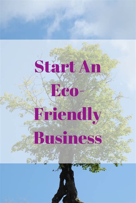Start An Eco-Friendly Business | suefoster.info | Eco friendly, Friendly, Business