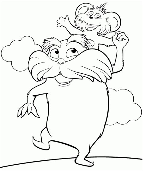 The Lorax Coloring Pages