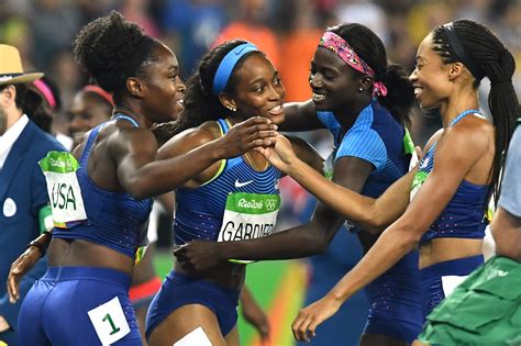 Olympic Track And Field 2016 Women S 4x100m Relay Winners Times And Results