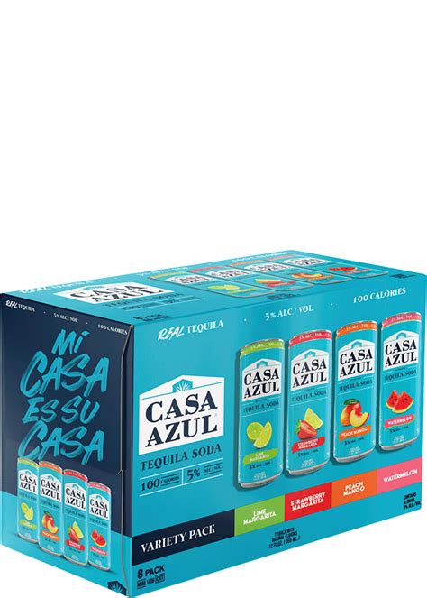 Casa Azul Tequila Soda Variety Pack Total Wine And More