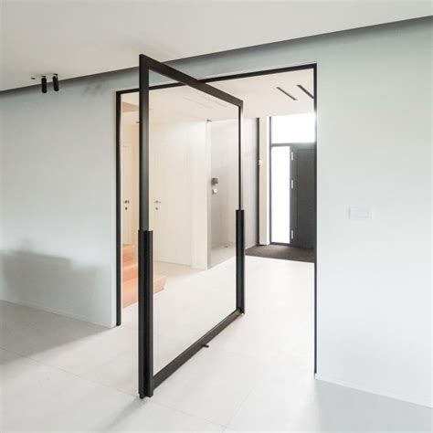 Modern barn doors, modern closet doors, contemporary interior doors, modern sliding doors, modern french doors, modern a modern interior door will definitely improve your home style, and while you may just think that a door is just a door it's not. Modern crittall style pivot door in 2020 | Steel doors ...