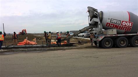 Cement Truck Pour Cement To Make Sidewalk Part 2 Youtube