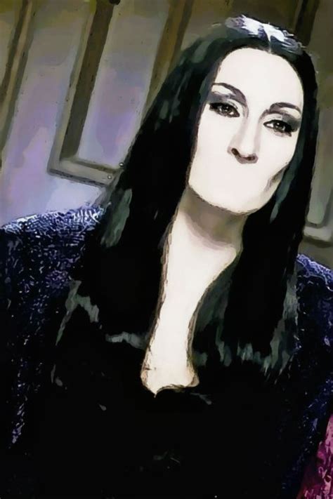 Anjelica Huston As Morticia Addams By Conanrock On Deviantart