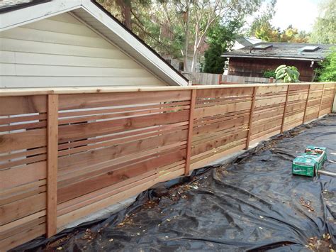 horizontal wood fence designs pictures - Is a Horizontal Fence Right