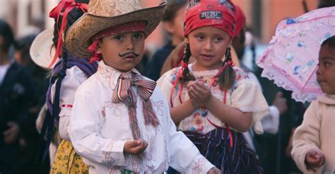 Children Celebrating Mexicos Independence Day San Migue De Allende