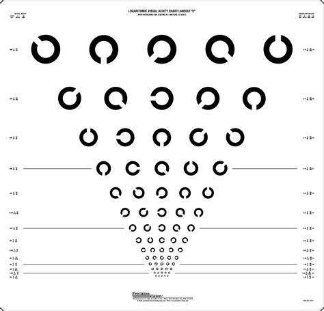 Landolt C Series Etdrs Chart 2 Precision Vision