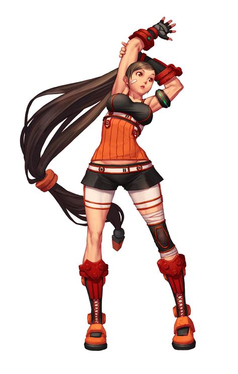 Female Fighter Game Character Design Female Character Design