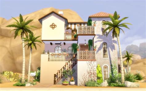 Via Sims House 54 Oasis Springs Sims 4 Casas The Sims Casas The