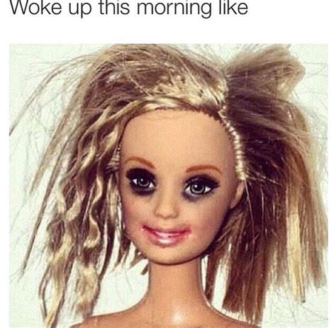 Barbie Meme Messy Hair