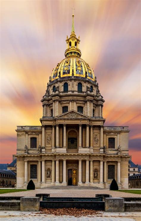 Hotel Des Invalides In Paris France Stock Photo Image Of History