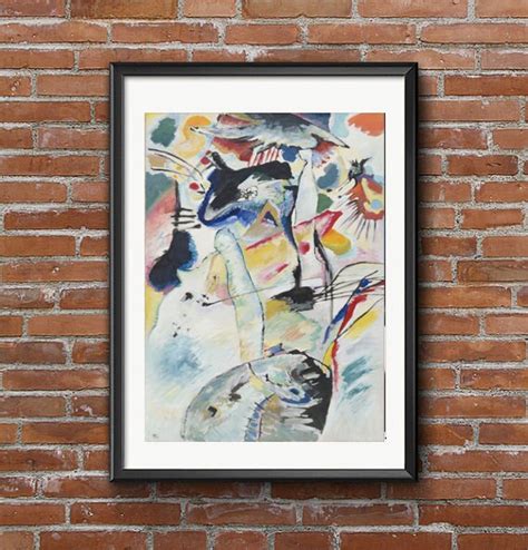 Vasily Kandinsky Panel For Edwin R By Marksvintageposters