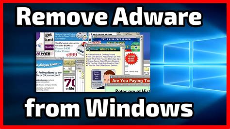 If you are constantly seeing popups, advertisements on sites where their shouldn't be, or this type of behavior can prevent the proper browsing of the web or using web sites. How To Remove Adware on Windows 10 - YouTube