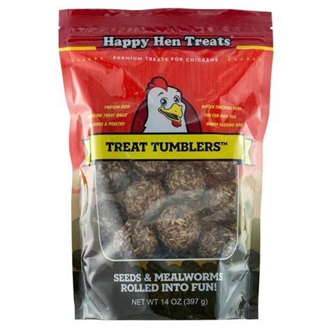 Happy Hen Treats Treat Tumblers Rolled Seeds And Mealworms 14 Oz
