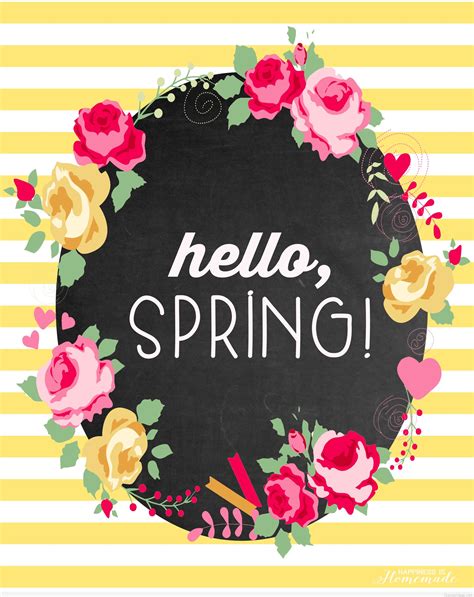 Spring Hello Wallpapers Wallpaper Cave