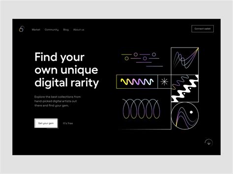 Nft Landing Page By Vladimir Gruev For Ooze On Dribbble