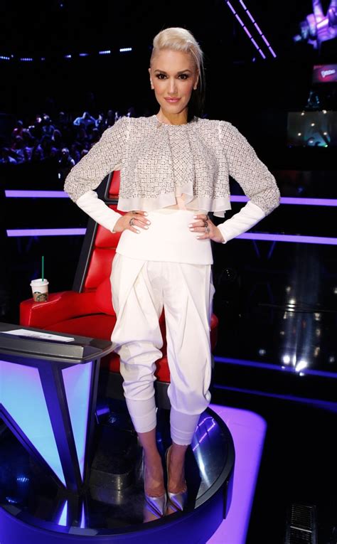 Dynamite In White From Gwen Stefani S The Voice Looks E News