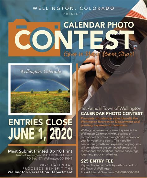 2020 2021 Calendar Photo Contest Give It Your Best Shot