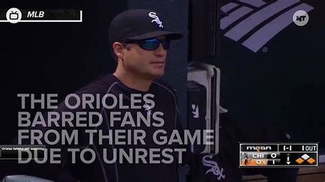 Orioles Play Game For Empty Stadium Video Dailymotion