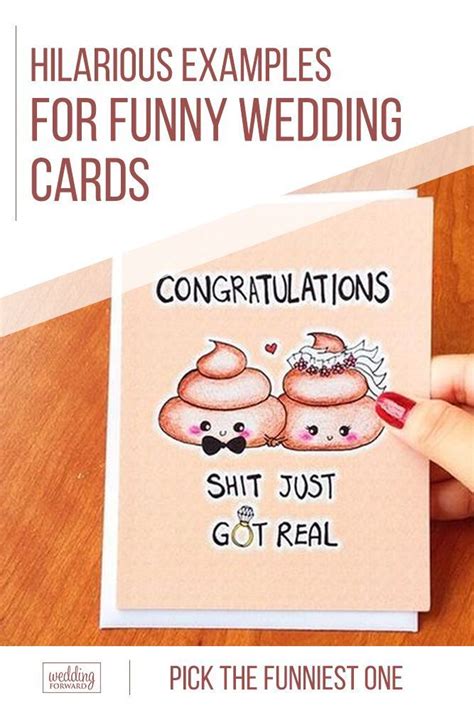 18 Hilarious Examples For Funny Wedding Cards Wedding Forward Funny