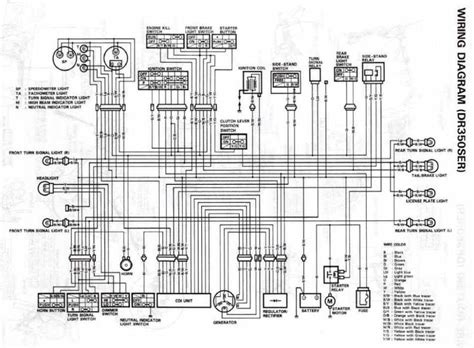 Electronics symbols for schematics and wiring diagrams are mostly universal with a few. Suzuki DR350S Electrical Wiring Diagram | All about Wiring Diagrams