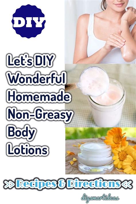 Lets Diy Wonderful Homemade Non Greasy Body Lotions At Home In 2020