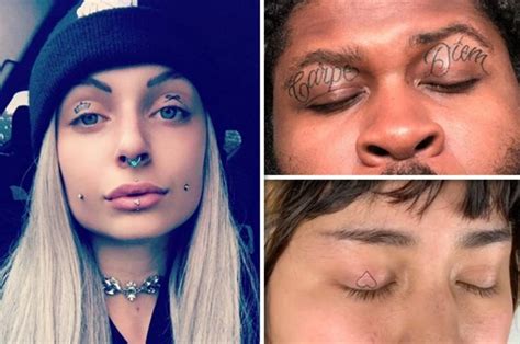 Tattoo Addicts Get Eyelids Inked In Dangerous New Trend