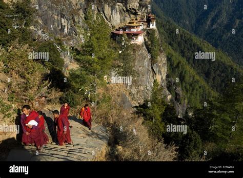 Bhutan Paro Taktsang Monastery Stock Photo Alamy