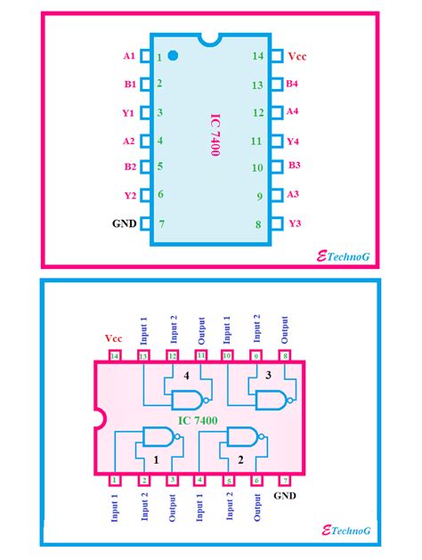 7400 Chip Circuit Diagrams For Beginners