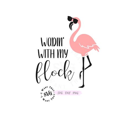 Flock Svg Flamingo Svg Mommy And Me Svg Summer Svg Etsy