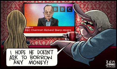 Political Cartoon On Twitter Ben Jennings On Richardsharp Bbc Torysleaze Torycorruption