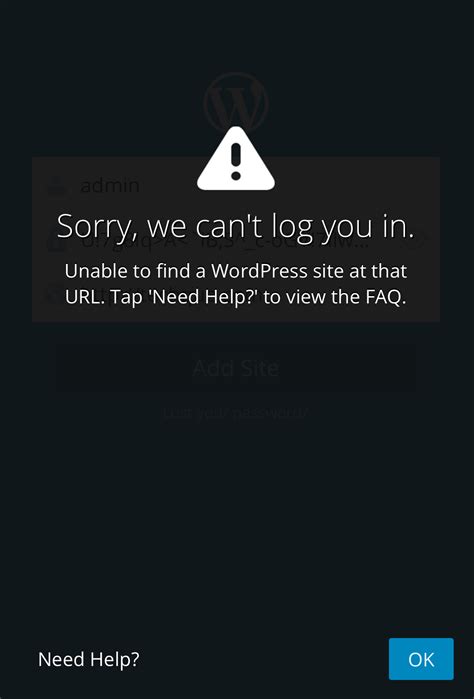 Maybe you would like to learn more about one of these? WordPress iOS or Android Mobile App Unable to Find the ...