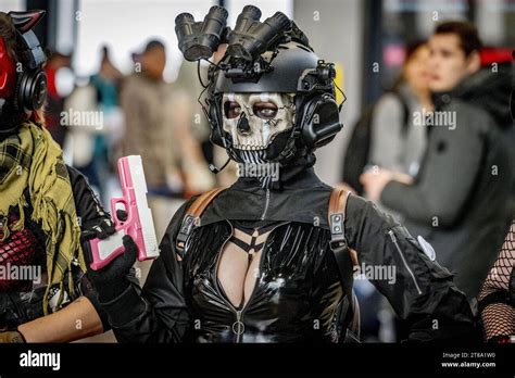 UTRECHT Visitors In Cosplay Costume During The Winter Edition Of Heroes Dutch Comic Con In The