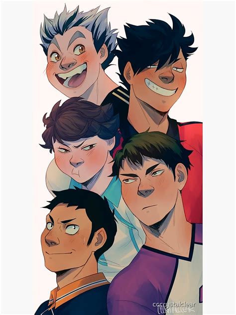 Haikyuu Captains Photographic Print By Cccrystalclear Redbubble