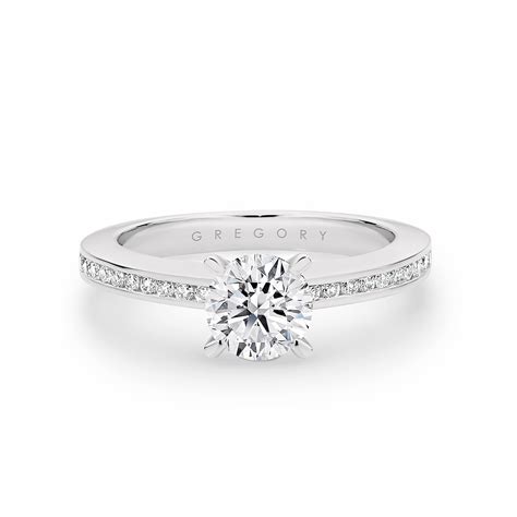 Round Brilliant Solitaire Diamond Engagement Ring Gregory Jewellers