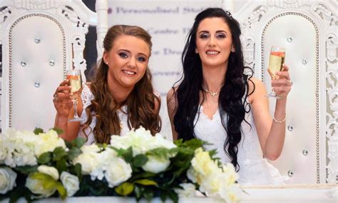 Two Women Make History As The First Same Sex Couple To Get Married In Northern Ireland Photos