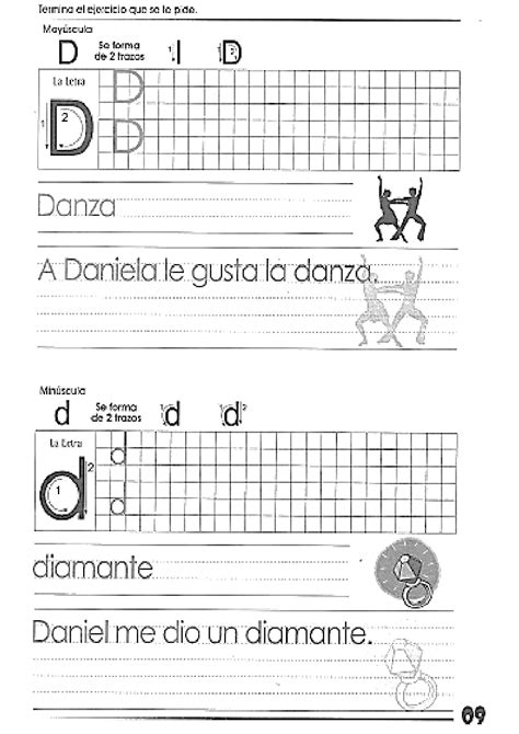 Cuadernillo Para Mejorar La Letra Preescolar E Inicial Drawing Reverasite