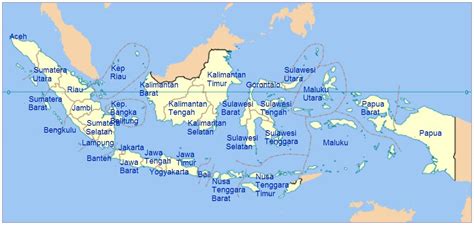 Selain peta versi lengkap di atas, ada juga peta buta yang menunjukkan batas wilayah 34 provinsi di indonesia. Nama Provinsi dan Ibukota Indonesia Lengkap | Berryhs.com Blog
