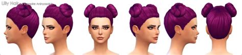 Sims 4 Hairs Mod The Sims Lily Hairstyle New Mesh By Vampire