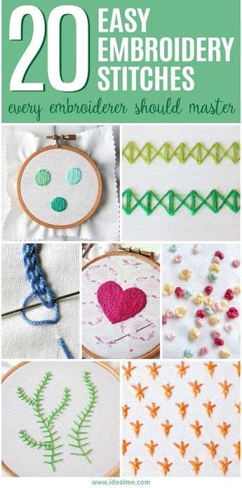 Weve Found 20 Great Embroidery Stitch Tutorials To Get You Started