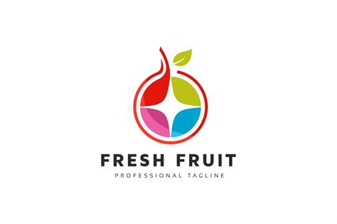 Fresh Fruit Logo Template 117031 Templatemonster