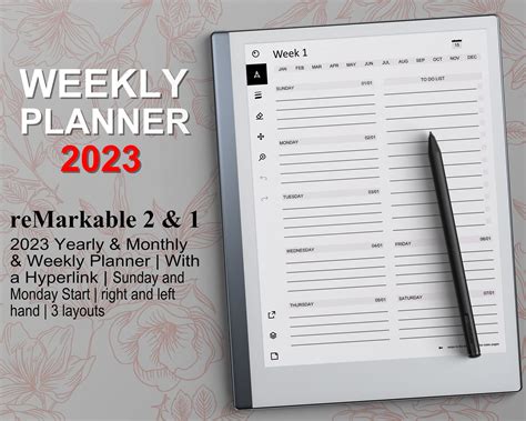 Remarkable 2 Templates Daily Journal 2023 Artofit