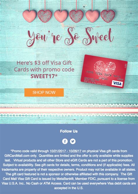 $50 gift card = $5; ExpiredGiftcardmall: $3 off Visa Gift Cards + 1% Back with Portal 10/21-10/26 - Doctor Of Credit