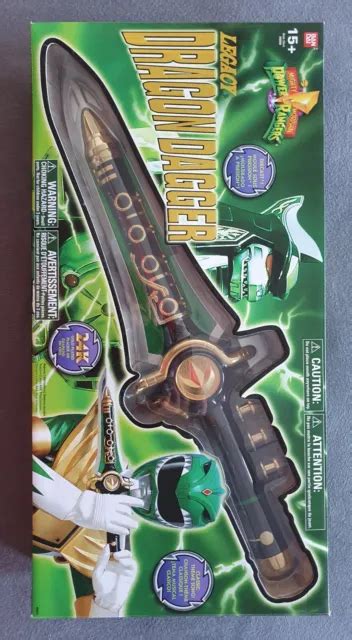 Mighty Morphin Power Rangers Green Ranger Legacy Dragon Dagger Mmpr Not Morpher