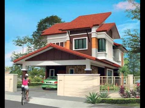 Contoh Pelan Rumah Banglo 2 Tingkat - YouTube