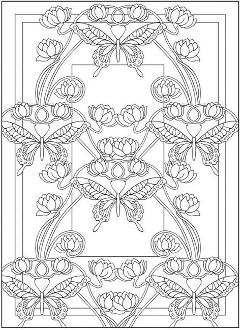 Free Printable Art Deco Coloring Pages At Free