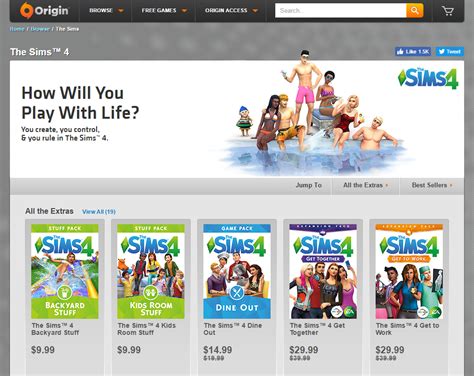 Origin Sale Save 25 On Select Sims 4 Titles Simsvip